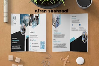 do creative bifold and trifold broachers design