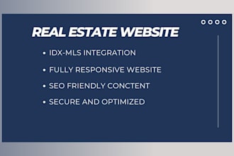 design real estate website, real estate wordpress website