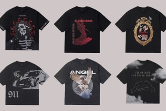 custom y2k grunge and streetwear clothing designs