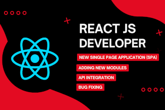 be your react js developer, building exceptional web apps