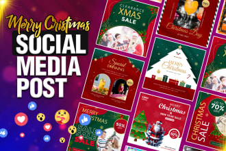 create black friday christmas halloween party club post design