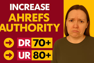 increase ahrefs domain rating ahrefs ur increase ahrefs dr increase tf cf fast