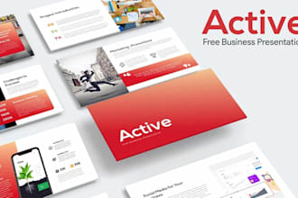design professional and modern powerpoint presentation