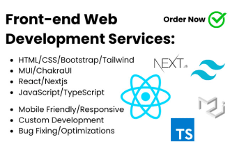 be your frontend react developer or convert figma to react