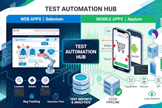 automate your application and perform manual testing