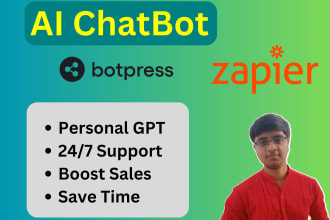 make an ai chatbot using botpress , stackai and zapier