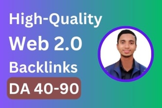 do web 2 0 backlinks from high authority sites for SEO rank