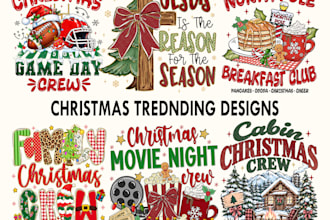 create christmas, new year designs