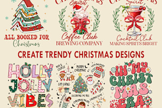 create christmas, new year designs