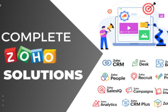 do zoho creator, zoho one, analytics, desk setup, integration
