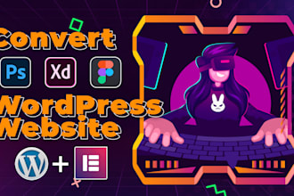 professional PSD and figma to wordpress website conversion services