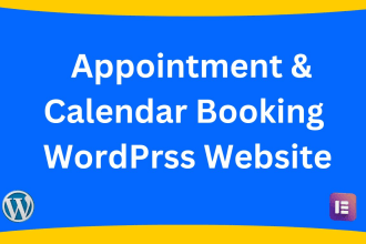 design appointment calendar booking wordpress website