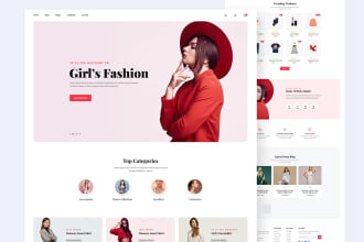 make a fashion clothing responsive website