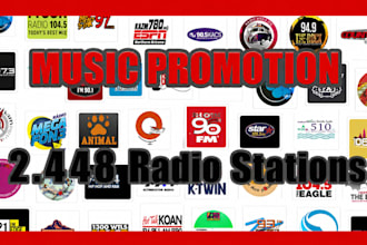 usa send your music to 2448 radio stations