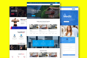 develop business website in wordpress