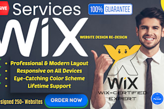 design redesign wix website development wix studio or editor