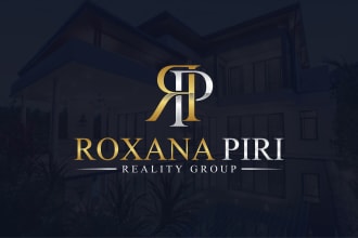 do modern realtor, realty, real estate and property luxury logo design