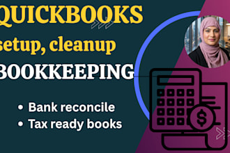 do bookkeeping accounting cleanup in quickbooks online
