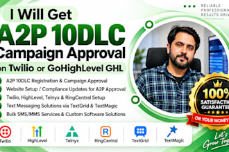 manage twilio a2p 10dlc registration and gohighlevel SMS compliance