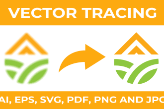 do vector tracing or redraw your logo or graphics to vector