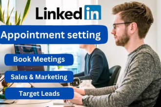 be linkedin appointment setter and chatgpt outreach expert