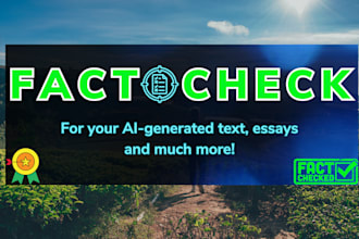 fact check your ai generated text