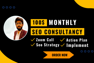 be your white hat seo consultant on a monthly based service