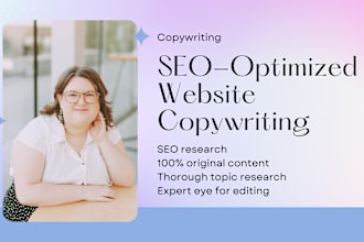 be your website copywriter