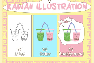 make a fun and loving kawaii character