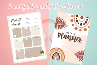 design digital stickers and digital planner or for your etsy shop