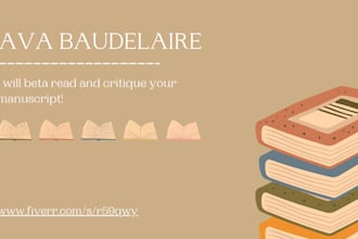 beta read and critique your manuscript