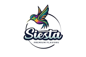 design soft drink brand logo