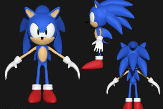 make 3d game characters