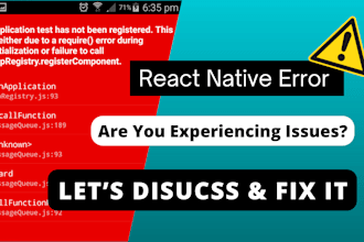 fix your react native bugs, buiid error and crashes