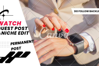 publish a guest post on a top watch related website