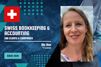 do bookkeeping  for swiss clients and companies