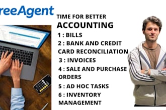be your bookkeeper in freeagent online