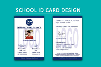 create id cards and visiting cards
