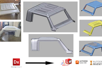 convert mesh, stl to editable cad models