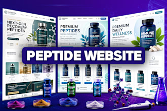 build fda compliant peptide website, research peptide store on ecommerce store