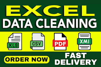 clean, split, merge, analysis and format excel or CSV data