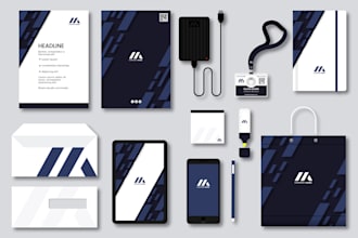 design business card, letterhead and stationery items