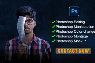 do photoshop editing, photo manipulations, face swap, color