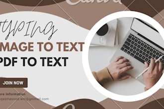 transcribe your document PDF or image to text in 24 hours