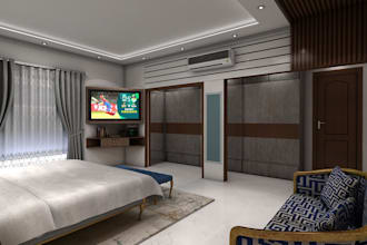 design and render realistic interior designs