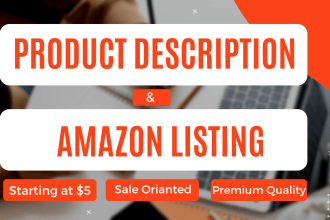 write powerful amazon listing and shopify product description
