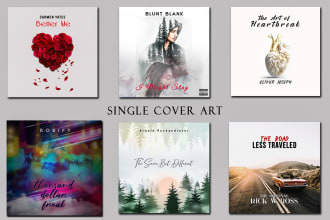 design unique single or album cover art