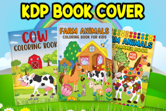 design any coloring book  and pages for your KDP coloring book