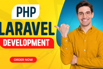 develop, fix, and customize your laravel web application