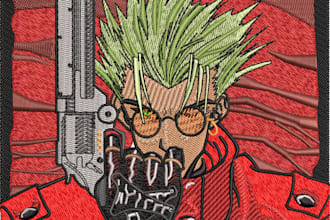 do embroidery digitizing convert to dst,pes, exp in 1 hour